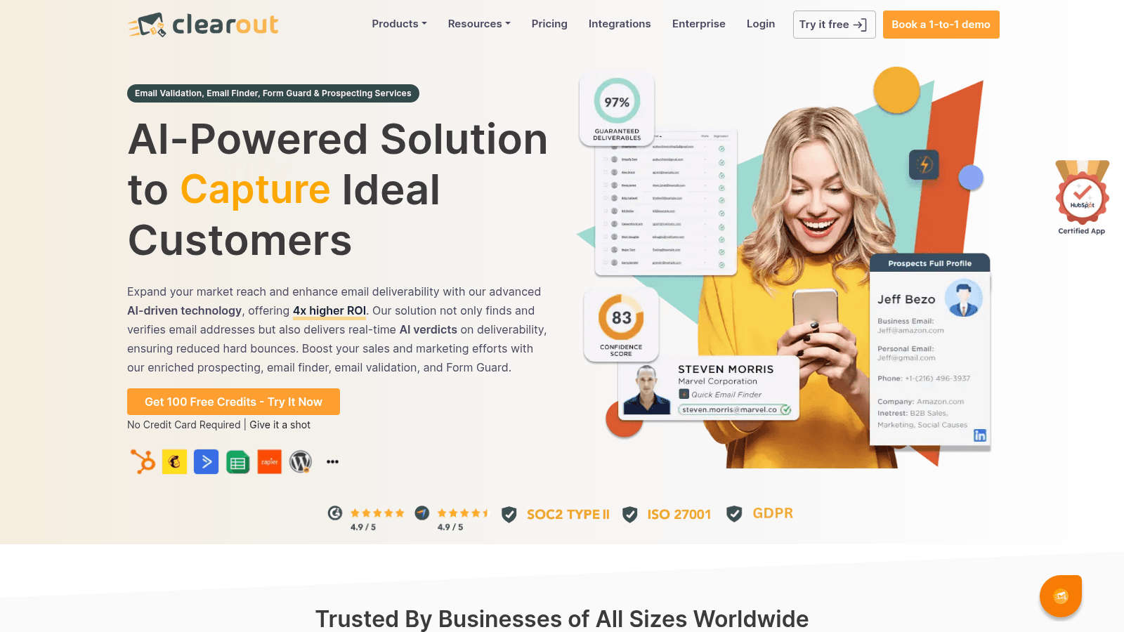 Clearout as a top email validation tool