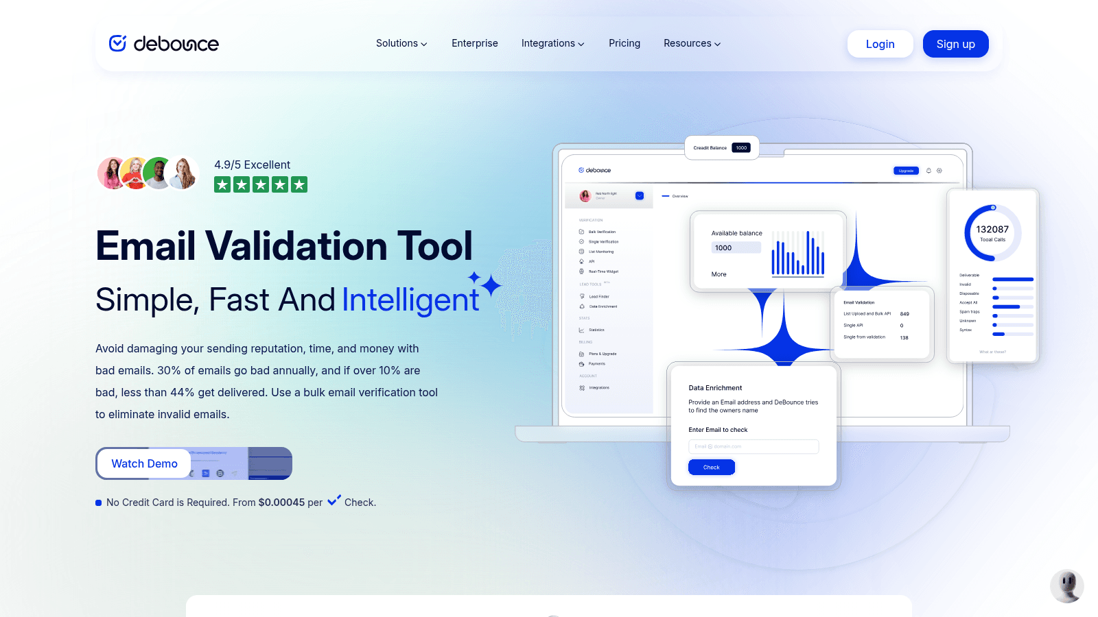 DeBounce as a top email validation tool