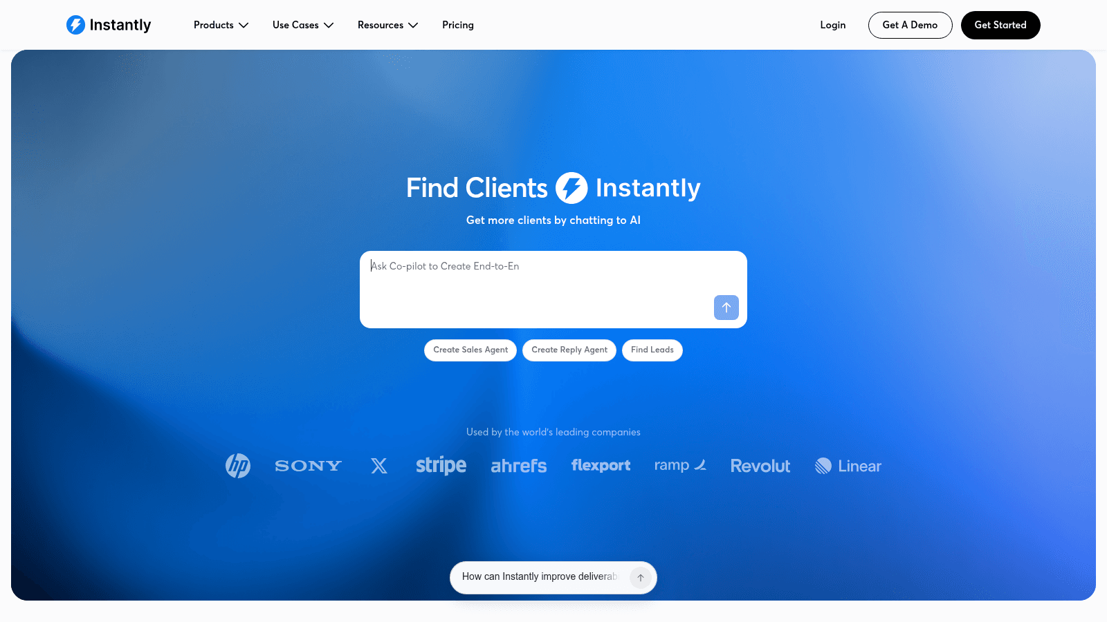 Instantly as one of the best sales email software