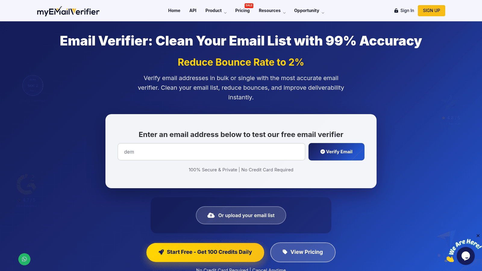 MyEmailVerifier as a top email validation tool