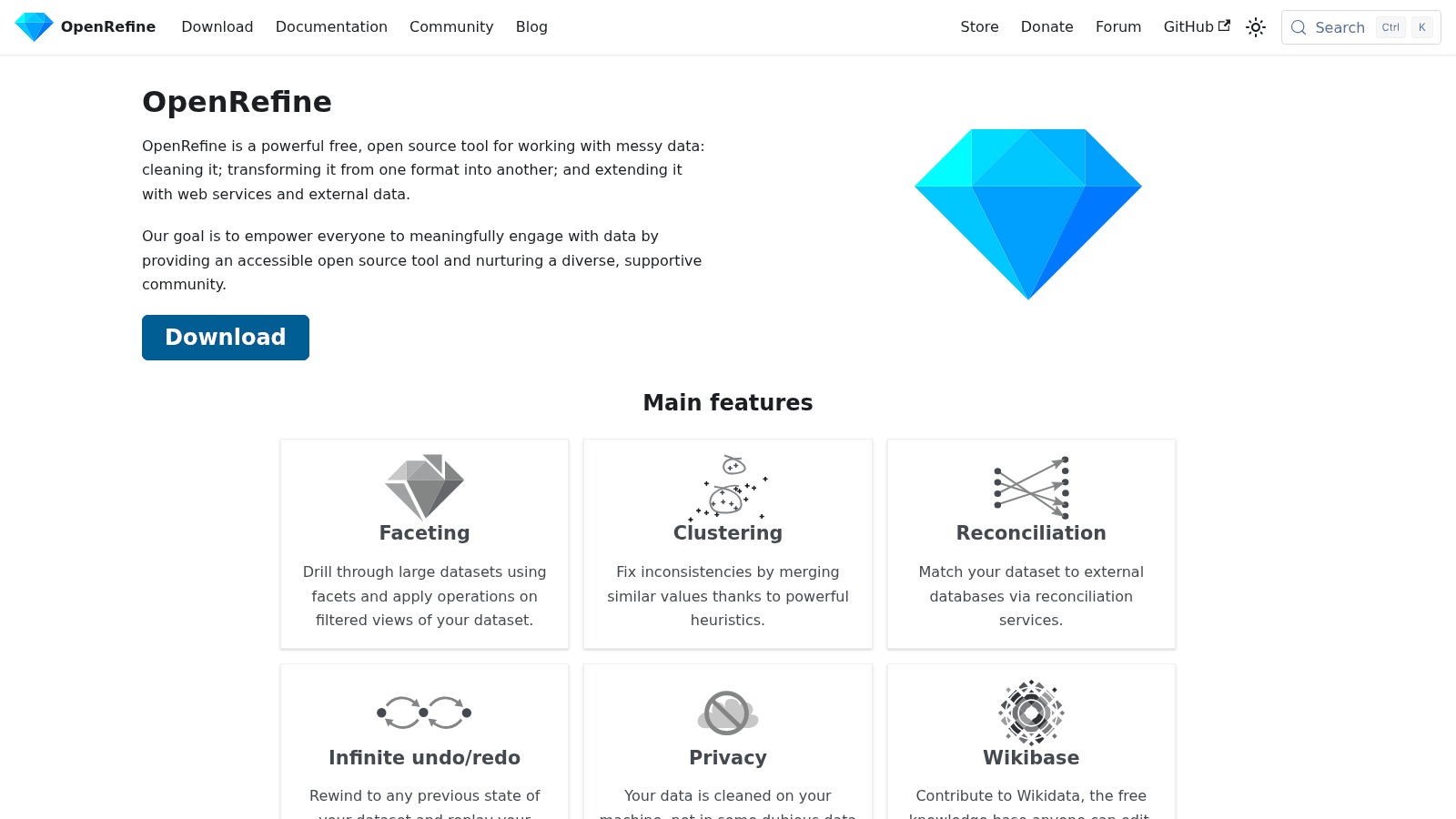 OpenRefine as one of the best data matching software