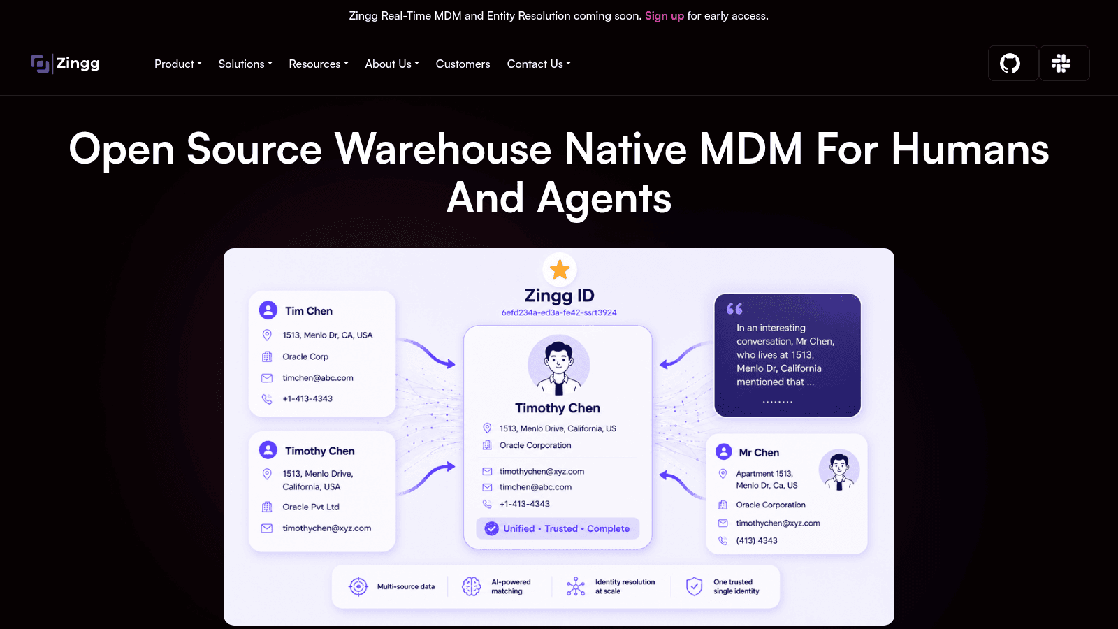 Zingg as one of the best data matching software