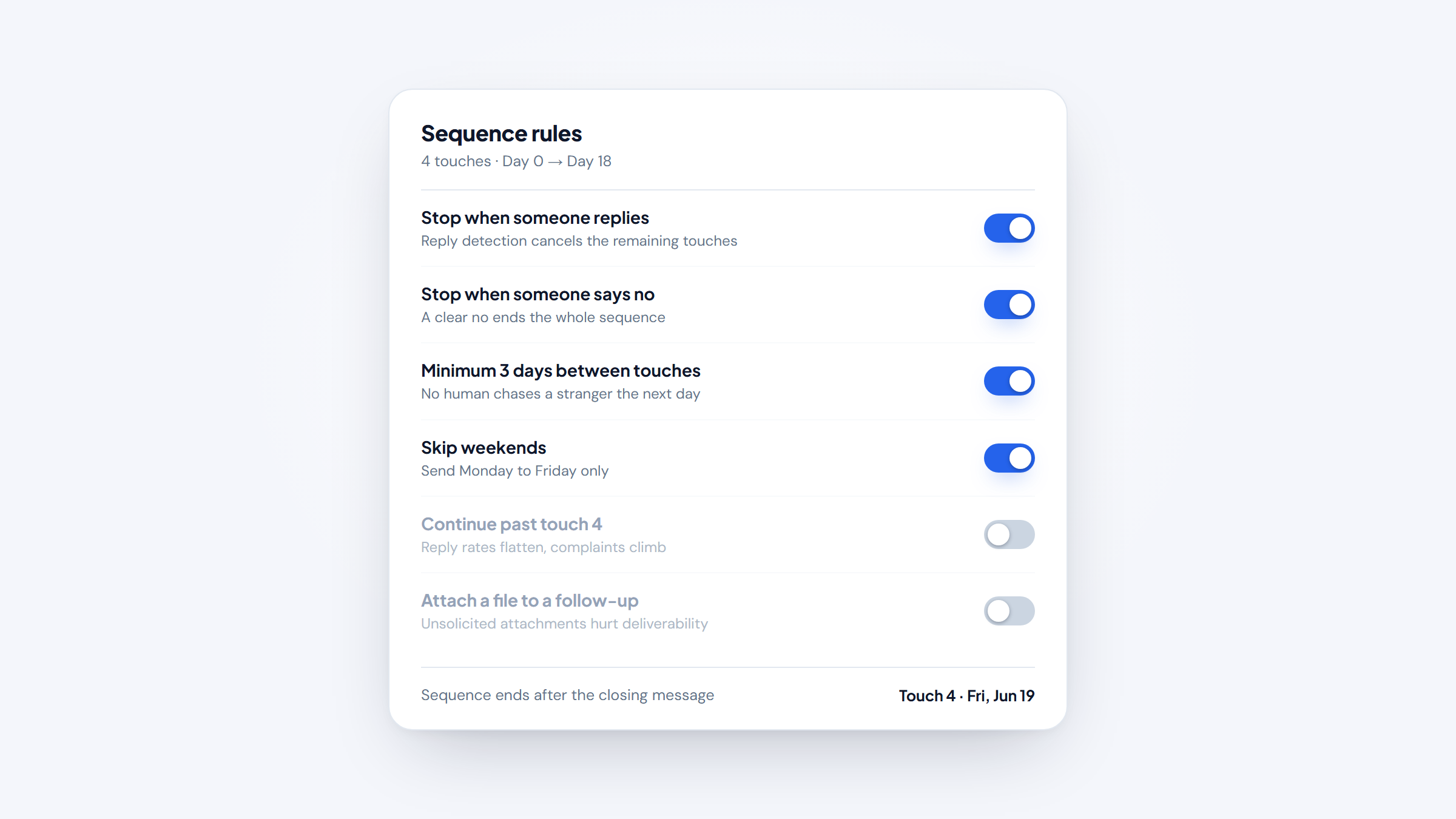 write a cold email follow up